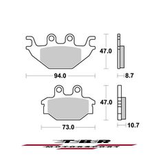 ΜΕΤΑΛΛΙΚΑ ΤΑΚΑΚΙΑ  CK-9H SINTER METAL PADS CK-9H TBR923