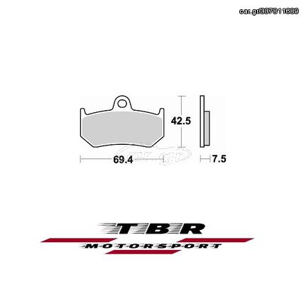 ΟΡΓΑΝΙΚΑ ΤΑΚΑΚΙΑ SP ORGANIC BRAKE PADS SP TBR907