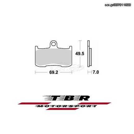 ΜΕΤΑΛΛΙΚΑ ΤΑΚΑΚΙΑ  CK-9H SINTER METAL PADS CK-9H TBR906