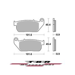 ΜΕΤΑΛΛΙΚΑ ΤΑΚΑΚΙΑ SINTER METAL PADS TBR900