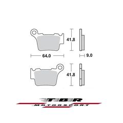 ΜΕΤΑΛΛΙΚΑ ΤΑΚΑΚΙΑ  CK-9H SINTER METAL PADS CK-9H TBR891