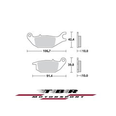 ΜΕΤΑΛΛΙΚΑ ΤΑΚΑΚΙΑ  CK-9H SINTER METAL PADS CK-9H TBR867