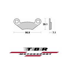 ΜΕΤΑΛΛΙΚΑ ΤΑΚΑΚΙΑ SINTER METAL PADS TBR867