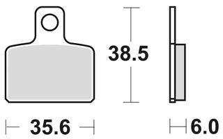 ΤΑΚΑΚΙ BRAKE PADS TBR832 BETA  EVO - Factory 2t 125 08