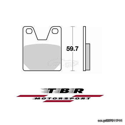 ΤΑΚΑΚΙ BRAKE PADS TBR826 YAMAHA  YZF R7 750 99