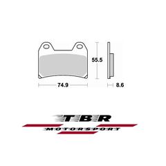 TAKAKI BRAKE PADS TBR784 APRILIA  RS PISTA 	250 04