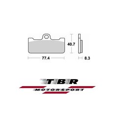 ΤΑΚΑΚΙ BRAKE PADS TBR776 APRILIA  GP 125 95