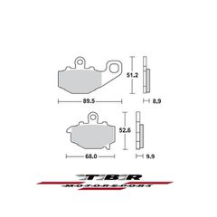 ΜΕΤΑΛΛΙΚΑ ΤΑΚΑΚΙΑ SINTER METAL PADS TBR775
