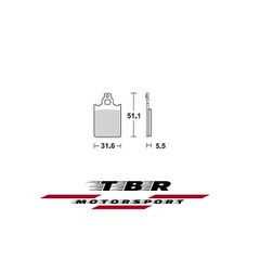 ΜΕΤΑΛΛΙΚΑ ΤΑΚΑΚΙΑ SINTER METAL PADS TBR760