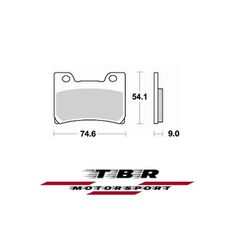 ΜΕΤΑΛΛΙΚΑ ΤΑΚΑΚΙΑ SINTER METAL PADS TBR751