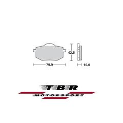 ΤΑΚΑΚΙ BRAKE PADS TBR735 YAMAHA  XV VIRAGO 250 89