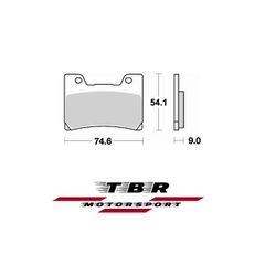 Τακακι TBR Brake Pad 729 Sintered CK-9 H