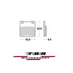 ΤΑΚΑΚΙ BRAKE PADS TBR719 HYOSUNG  COMET GT 250 02