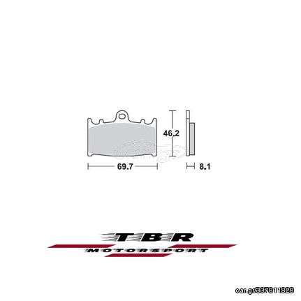 ΜΕΤΑΛΛΙΚΑ ΤΑΚΑΚΙΑ  CK-9H SINTER METAL PADS CK-9H TBR715