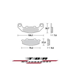 Τακακι TBR Brake Pad 712 Sintered CK-9 H