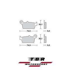 ΜΕΤΑΛΛΙΚΑ ΤΑΚΑΚΙΑ  CK-9H SINTER METAL PADS CK-9H TBR701