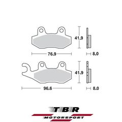 ΜΕΤΑΛΛΙΚΑ ΤΑΚΑΚΙΑ  CK-9H SINTER METAL PADS CK-9H TBR696