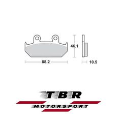 ΜΕΤΑΛΛΙΚΑ ΤΑΚΑΚΙΑ SINTER METAL PADS TBR690