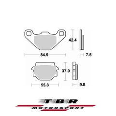 Τακακι TBR Brake Pad 669 Sintered CK-9 H