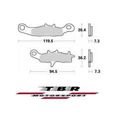 ΟΡΓΑΝΙΚΑ ΤΑΚΑΚΙΑ SP ORGANIC BRAKE PADS SP TBR812