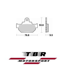 ΟΡΓΑΝΙΚΑ ΤΑΚΑΚΙΑ SP ORGANIC BRAKE PADS SP TBR681