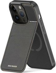 Dux Ducis Wallet Δερματίνης / Σιλικόνης για Apple iPhone 15 Pro Max - Μαύρο