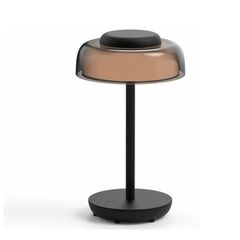 LED πορτατίφ PC μαύρο επαναφορτιζόμενο USB Type-C 3W με τρία επίπεδα ντιμαρίσματος 3000K θερμόλευκό φως IP44