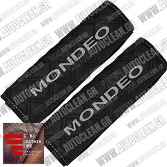 FORD MONDEO ΜΑΞΙΛΑΡΑΚΙΑ ΖΩΝΗΣ ΤΕΧΝΟΔΕΡΜΑ CUBE ΜΑΥΡΟ ΜΕ ΑΣΠΡΑ ΚΕΝΤΗΜΑΤΑ MONDEO ΕΛΛΗΝΙΚΗΣ ΚΑΤΑΣΚΕΥΗΣ ΣΕΤ 2ΤΜΧ
