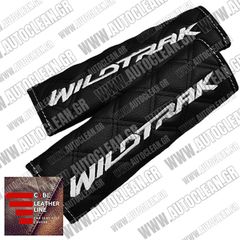 FORD WILDTRAK ΜΑΞΙΛΑΡΑΚΙΑ ΖΩΝΗΣ ΤΕΧΝΟΔΕΡΜΑ CUBE ΜΑΥΡΟ ΜΕ ΑΣΠΡΑ ΚΕΝΤΗΜΑΤΑ WILDTRAK ΕΛΛΗΝΙΚΗΣ ΚΑΤΑΣΚΕΥΗΣ ΣΕΤ 2ΤΜΧ