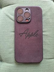 iPhone 14 pro suede case and soft leather