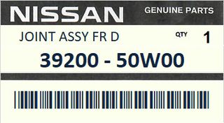 Ημιαξόνιο εμπρός δεξιό NISSAN PICKUP 720 1983-1985 ENGINE Z22 SD25  4WD #3920050W00