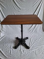 Τραπεζι, βαση μαντεμι, καπακι COM LAMINATO Καρυδι 65x45