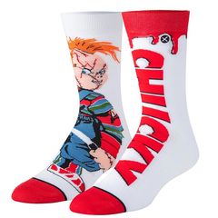 Odd Sox Chucky's Revenge crew socks  - OSCHREVNG