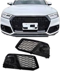 Εμπρός Προφυλακτηρα Σποιλερ AUDI Q5 FY (2017-2020) RS Design 