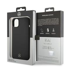 Mercedes Silicone Line case for iPhone 14 Plus - black-thumb-4