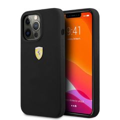 Ferrari FESSIHMP13LBK iPhone 13 Pro / 13 6.1" black/black hardcase Silicone MagSafe