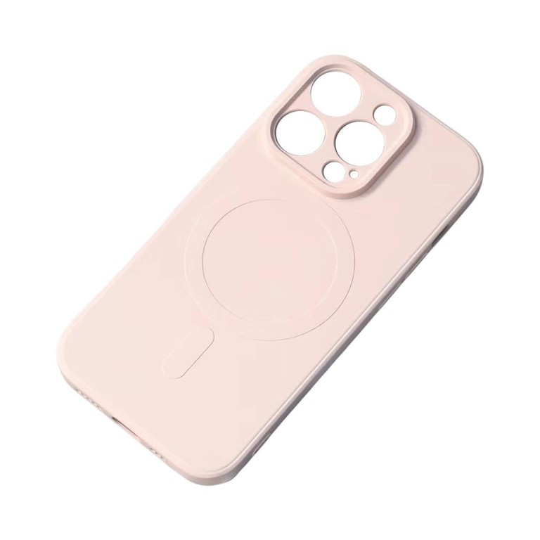 iPhone 14 Pro Silicone Case Magsafe - beige