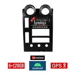 KIROSIWA 6+128GB HUMMER H2 (2001 - 2007) Android οθόνη αυτοκίνητου 6GB με GPS WI-FI (ηχοσύστημα αφής 9" ιντσών Youtube Playstore MP3 USB Radio Bluetooth Mirrorlink DSP Apple Carplay Android Auto 4x60W