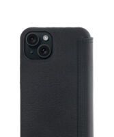 Minim (MM-10443) Minim Book Case - Black, Apple iPhone 15 Plus