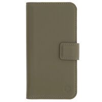 Promiz (PZ-10501) Wallet Case - Olive Green, Apple iPhone 15 Plus
