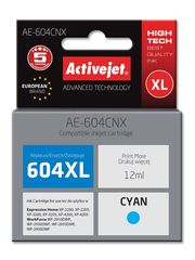 Activejet AE-604CNX printer ink for Epson (replacement Epson 604XL C13T10H24010) yield 350 pages; 12 ml; Supreme; Cyan