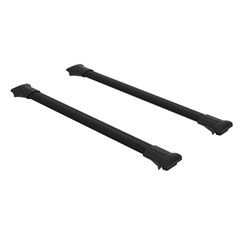 Μπάρες οροφής Diamond V2 μαύρες συμβατές με Dacia Duster II HM (Raised Rails)