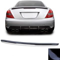 Αεροτομή Πορτ Παγκάζ Για Mercedes-Benz SLK R171 04-10 Amg Look Lipspoiler Από Abs Πλαστικό Βαμμένη Γυαλιστερό Μαύρο