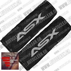 MITSUBISHI ASX ΜΑΞΙΛΑΡΑΚΙΑ ΖΩΝΗΣ ΤΕΧΝΟΔΕΡΜΑ CUBE ΜΑΥΡΟ ΜΕ ΑΣΠΡΑ ΚΕΝΤΗΜΑΤΑ ASX ΕΛΛΗΝΙΚΗΣ ΚΑΤΑΣΚΕΥΗΣ ΣΕΤ 2ΤΜΧ