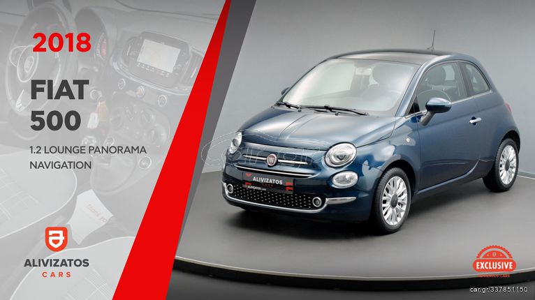 Fiat 500 '18 1.2 Lounge Panorama Navigation Euro 6