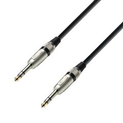 Adam Hall K3 BVV 0600 Audio Cable 6.3 mm Jack stereo to 6.3 mm Jack stereo 6 m - Adam Hall