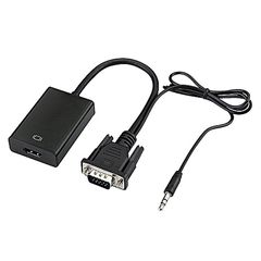 ARTSOUND VD-242 VGA HDMI Adapter Cable 3.5mm Audio Video Converter Cable TV Box PS3 PS4 HDTV PC Laptop ProjectorVGA To HDMI Cable - ArtSound and Lights