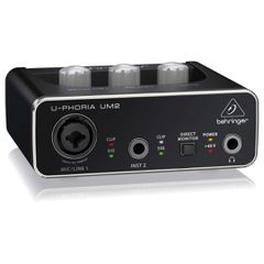 BEHRINGER UM2 Sound Card 2 In (1MIC/1 LINE) 2 out (2 RCA) - Behringer