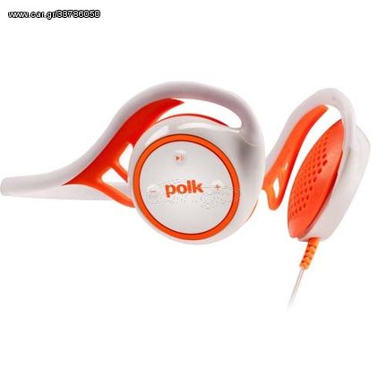 POLK AUDIO UltraFit2000 In-Ear Headphones White/Orange - POLK AUDIO