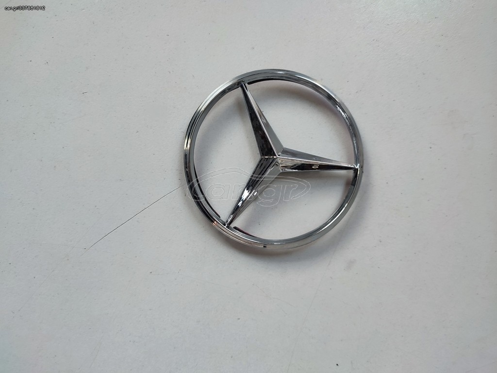 ΣΗΜΑ ΜΑΣΚΑΣ ΚΑΠΟ ΧΡΩΜΙΟ 9CM ΓΙΑ MERCEDES